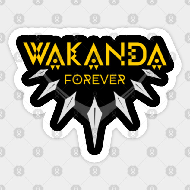 Wakanda Forever Wakanda Forever Sticker Teepublic Uk