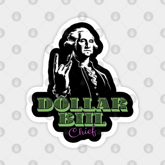 George Washington Rocks! : One Dollar Chief Magnet by MetalByte