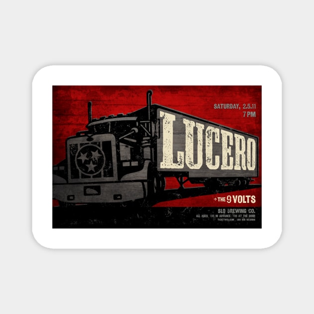 Container Lucero Band Logo Magnet by tinastore