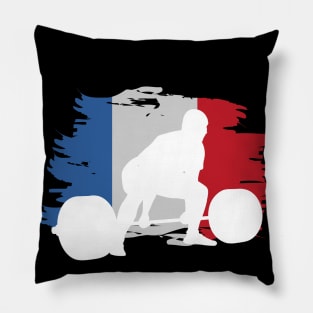 French Flag Deadlift - Powerlifting Pillow