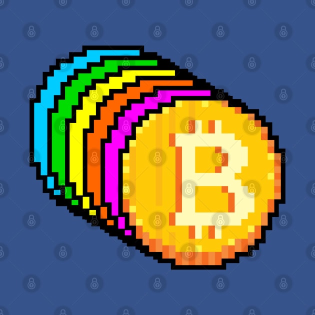 rainbow bitcoin by spoilerinc