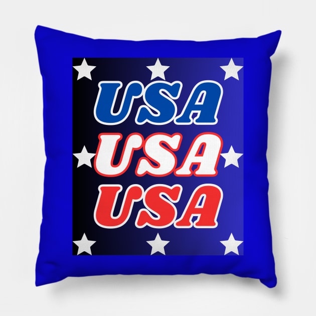 Acronym for United States of North America Pillow by TopSea
