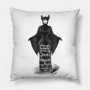 Victorian Bat Woman | Victorian Halloween Costume | Victorian Bat Costume | Pillow