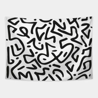 Abstract Lines Tapestry