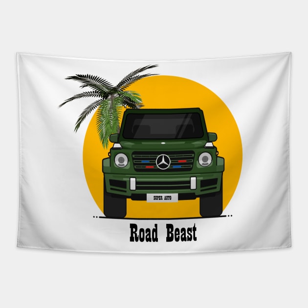 Road beast. Tapestry by MIXOshop