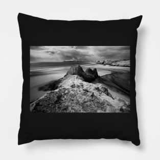 Three Cliffs Bay, Gower, Wales Pillow