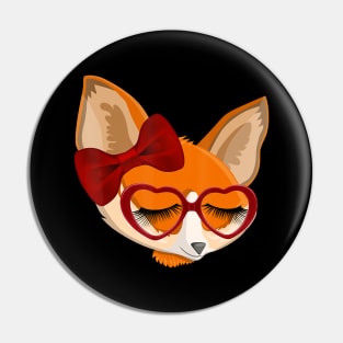 Cute Fox Animal Lover Pin