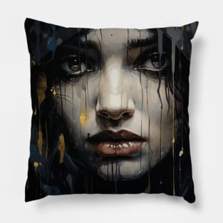 a look into the void with a hint of hope Pillow