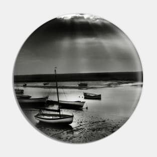 A storm building up near Burnham Overy Staithe, Norfolk, UK Pin