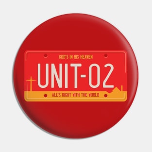 Unit 02 License Plate Pin