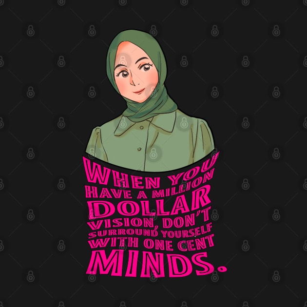 A million dollar vision| Hijabi girl by Emy wise