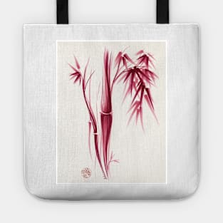 Inspiration - Sumie ink brush zen bamboo painting Tote