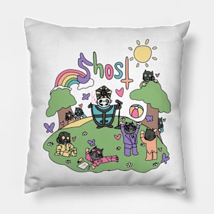 Cartoon Ghost Band Pillow