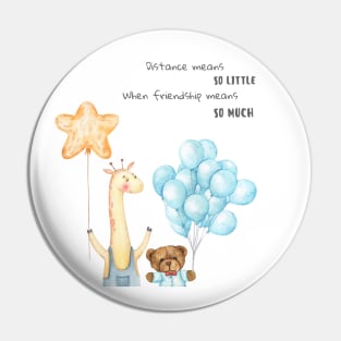 Inspirational friendship design Pin