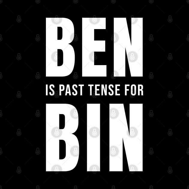 Laden Ben is Past Tense for Bin #BenLaden by sheepmerch