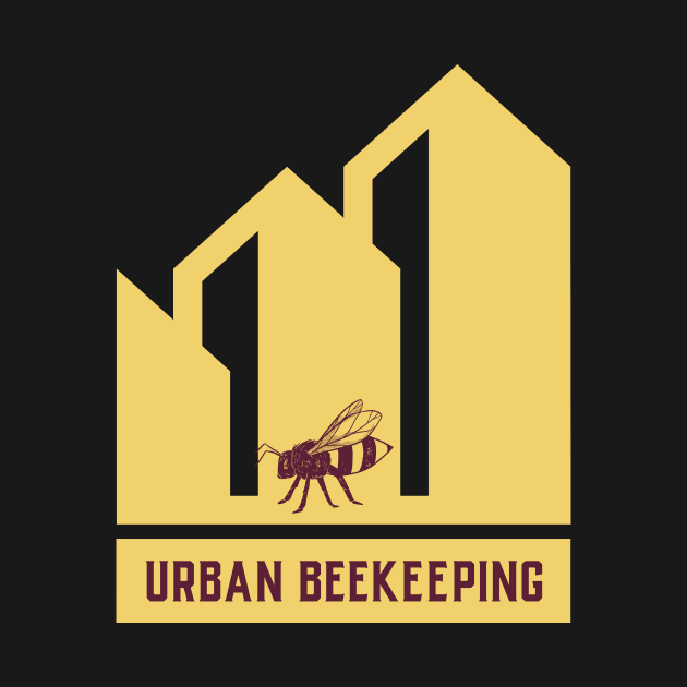 Urban Beekeeping, Beekeepers, Beekeeping,  Honeybees and beekeeping, the beekeeper by One Eyed Cat Design