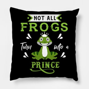 Frogs Prince Pillow