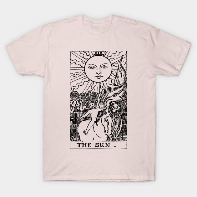 The Sun Tarot Card T-Shirt The Sun Tarot Card T-Shirt