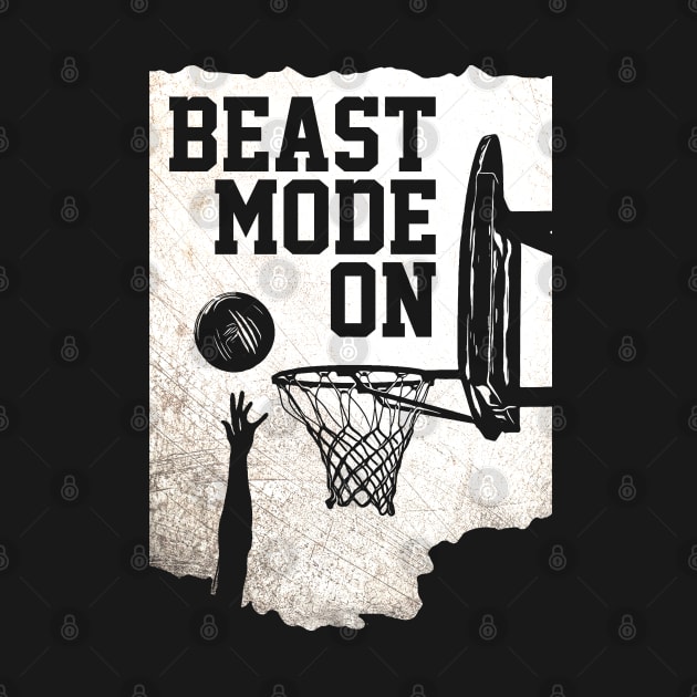 Beast Mode On - Basketball T-shirt by T-shirt US