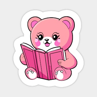 pink teddy bear Magnet