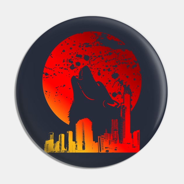 RED FULL MOON | BLOOD MOON Pin by VISUALUV