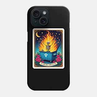 The Emotional Dumpster Fire tarot cards Phone Case