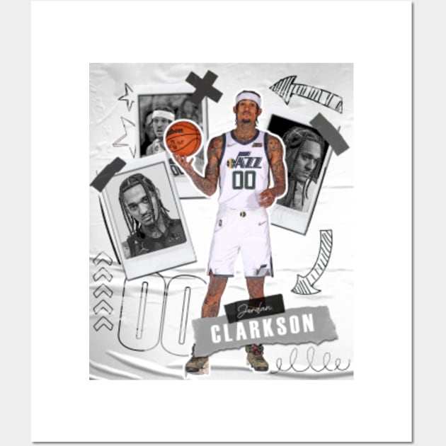 Clarkson  Nba pictures, Utah jazz, Sport poster design