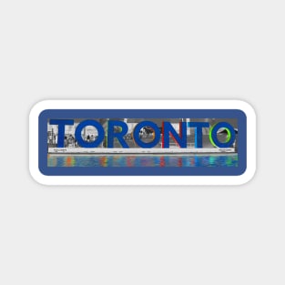 Toronto Sign in Blue Magnet
