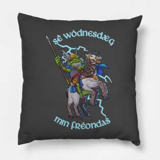 Woden Frog (Old English) Pillow