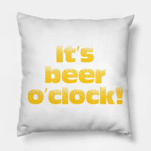 It's beer o'clock! Pillow