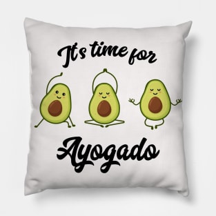 Ayogado freche Avocado Yoga Poser Pillow