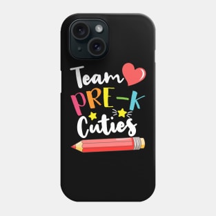 Team Pre-K Cute Back To School Gift For Teachers and Students Phone Case