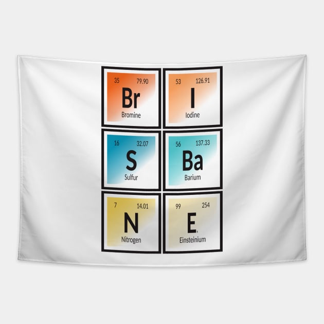 Brisbane Elements Tapestry by Maozva-DSGN