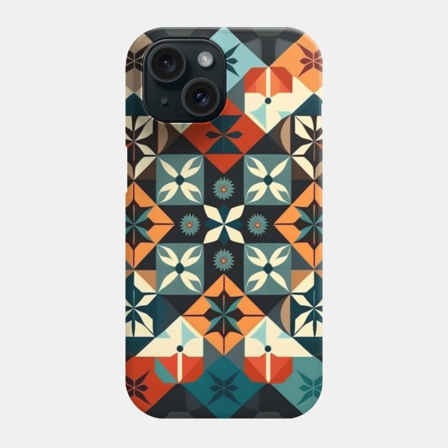 Colorful Patchwork Design Phone Case by Star Scrunch