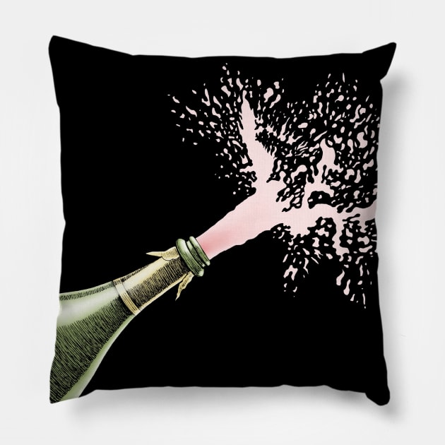 Champaign (Ben Heine) Pillow by benheineart