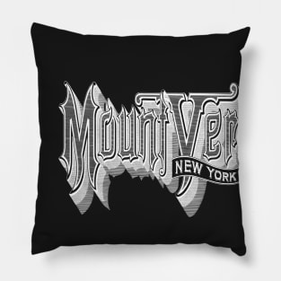 Vintage Mount Vernon, NY Pillow