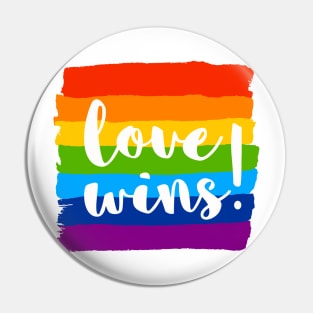 Love Wins #pride Pin