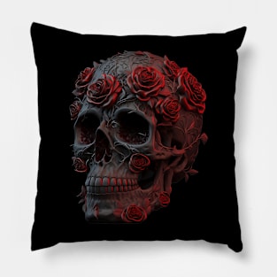 Skull & Roses Pillow