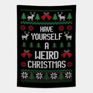 Have Yourself Weird Christmas - Festive Introvert Tapestry