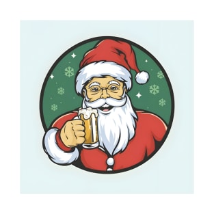 Santa with beer T-Shirt