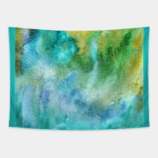 Space Watercolor Fusion Wonder Tapestry