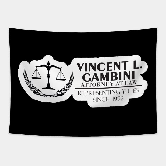 Vincent Gambini Law Offices Tapestry by aidreamscapes