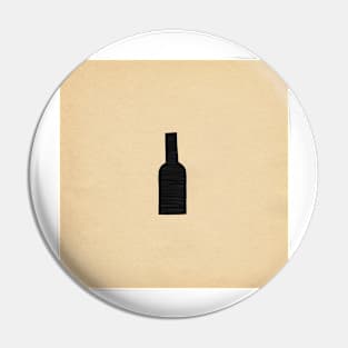 Minimalist wine bottle Pin