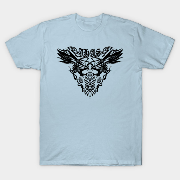 Discover Classic JHAS Tribal Skull Wings Illustration - Skulls - T-Shirt