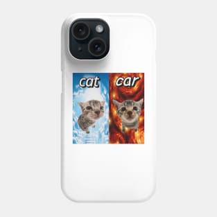 Cat vs Car Phone Case
