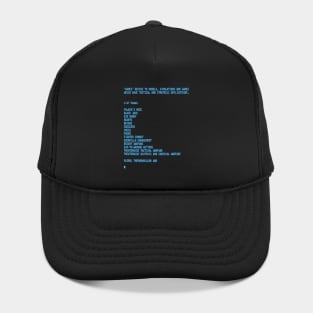War Games – Global Thermonuclear War Hat