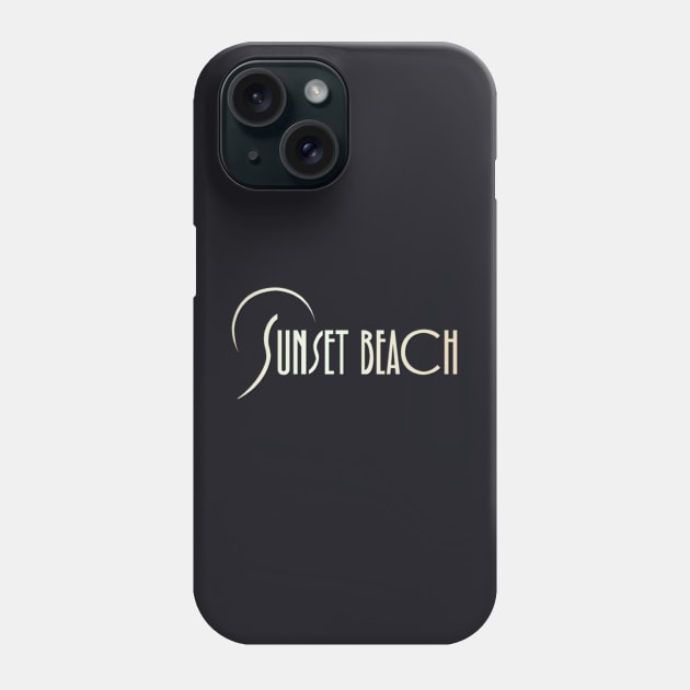 Sunset Beach TV Show Logo Phone Case by HDC Designs