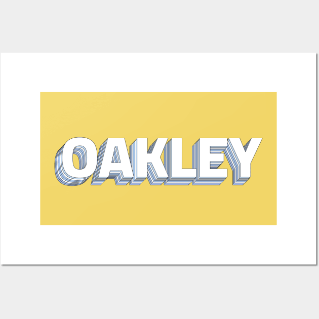 blue oakley logo | Sticker