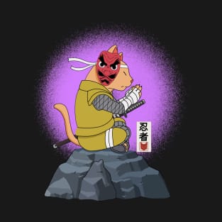 Ninja Cat Meditation T-Shirt