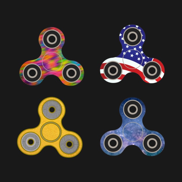 fidget spinner stickers by B0red